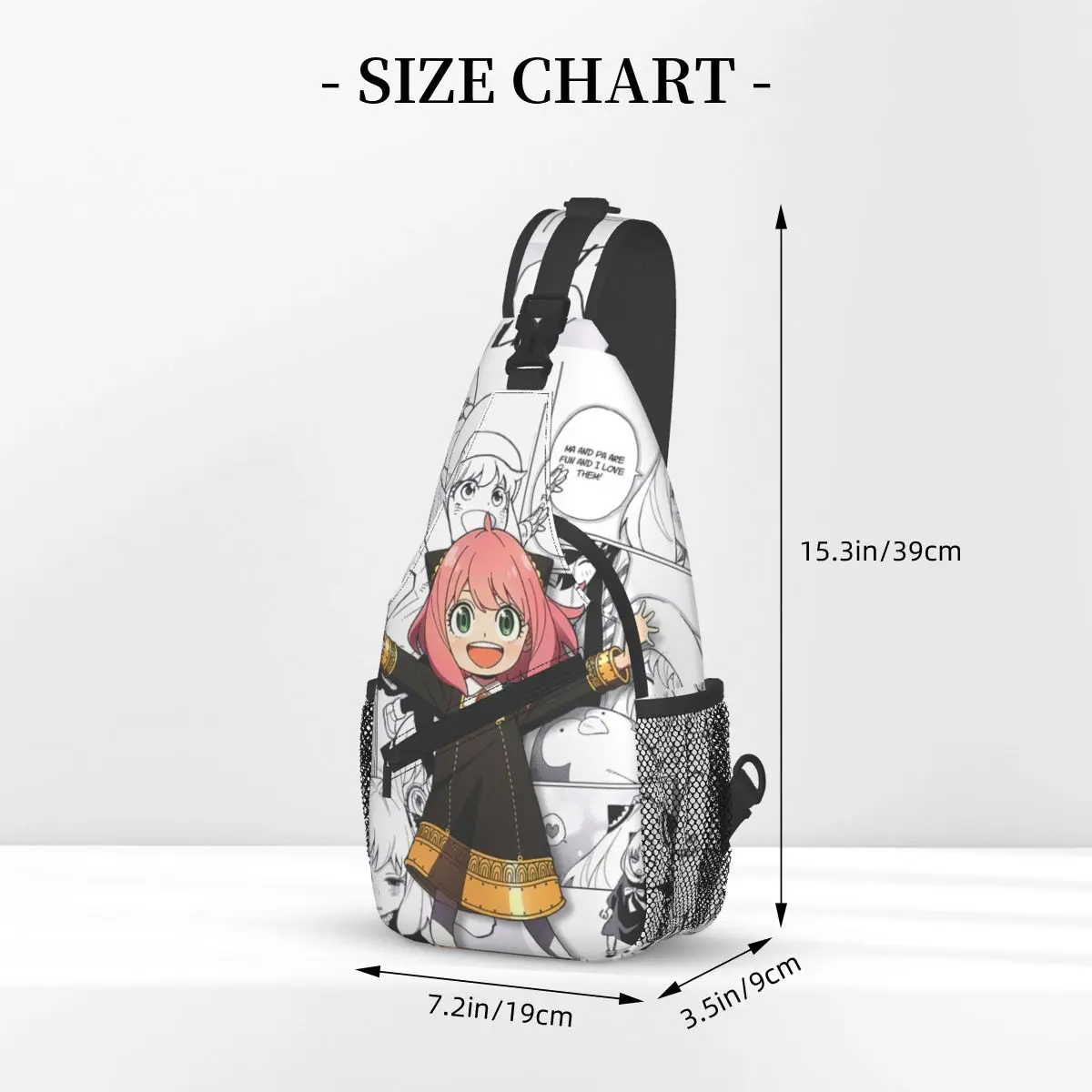 Сумка на ремне для всей семьи Spy X маленькая нагрудная сумка в стиле аниме