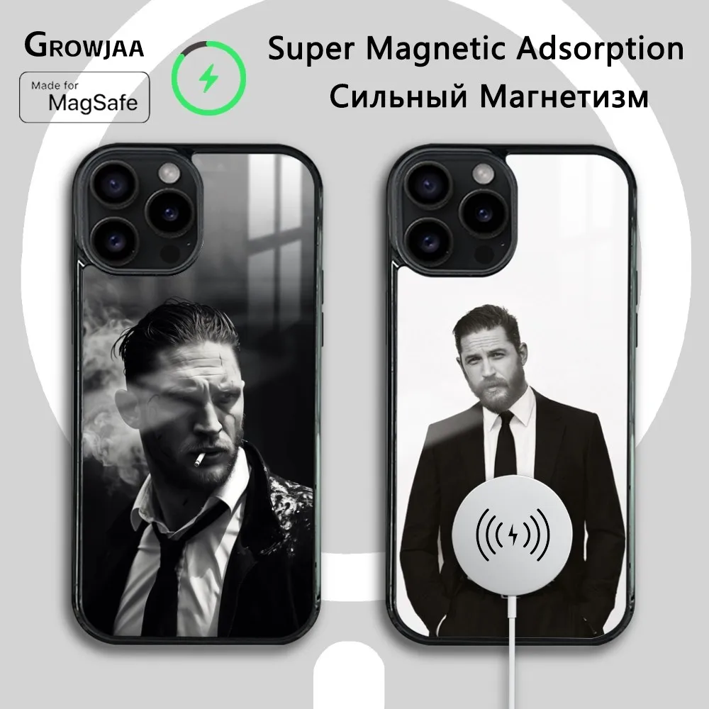 T-Tom H-Hardy UK actor Phone Case For iPhone 16 15 14 13 12 11 Pro Max Plus Mini Magsafe Mirror Wireless Magnetic Cover