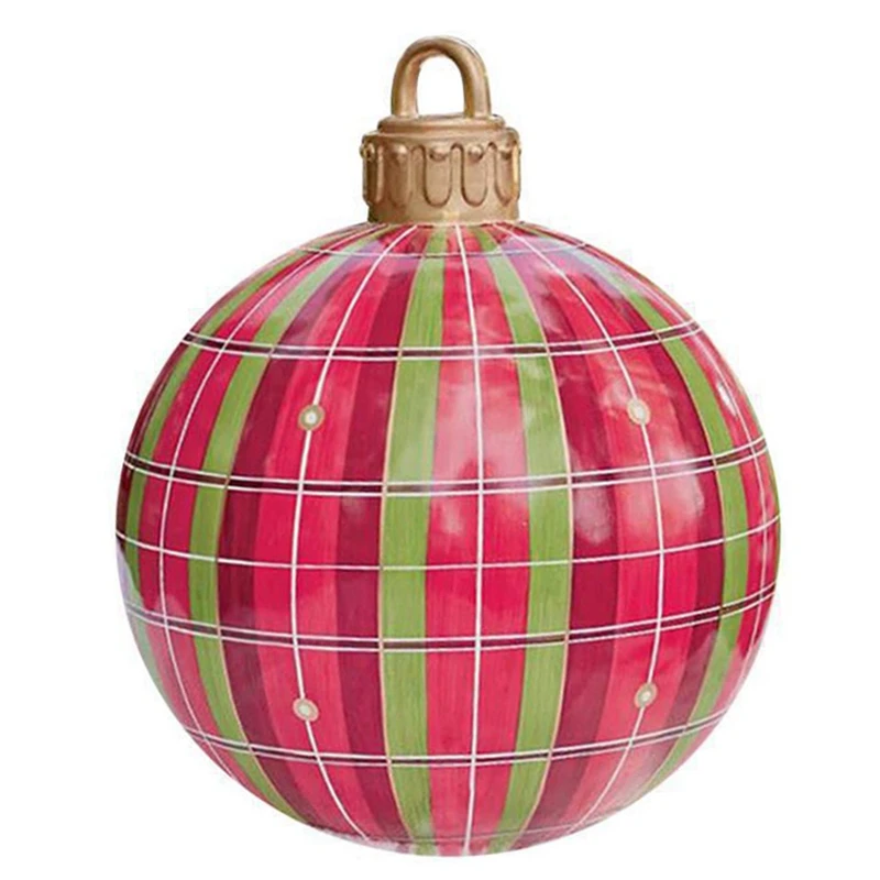 

Giant Christmas PVC Inflatable Decorated Ball,Inflatable Outdoor Decorations Holiday Inflatables Balls Decoration