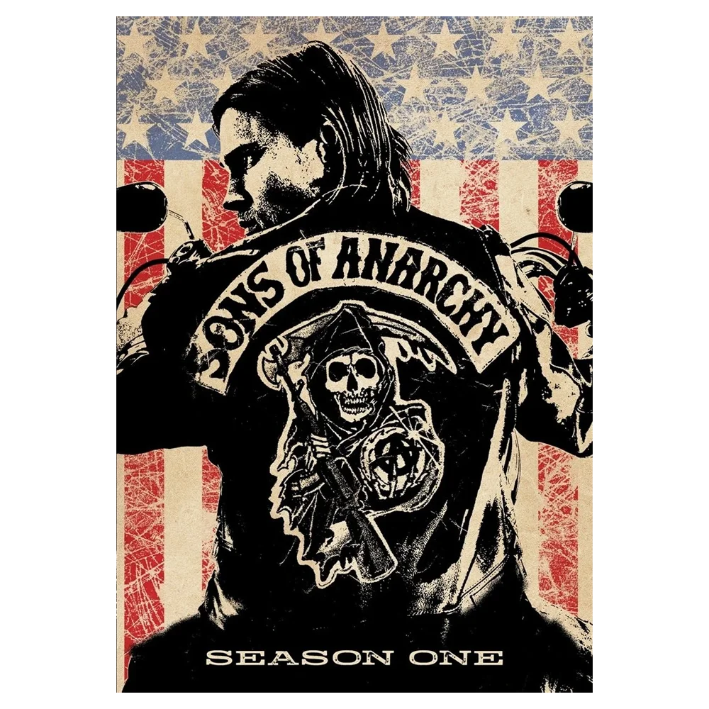 

Sons of Anarchy Biker Crime Drama TV Series Wall Art Canvas HD Prints Posters Paintings for Living Room Home Decor Pictures