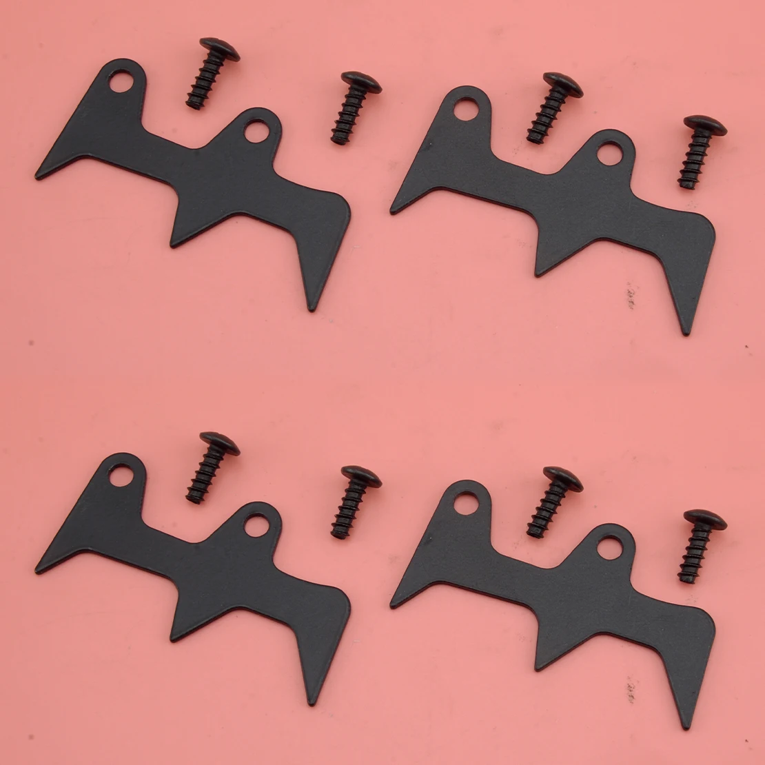 LETAOSK, 4 комплекта, черный бампер, шипы для собак, подходит для пилы Husqvarna 36 41 136 137 141 142 530014381