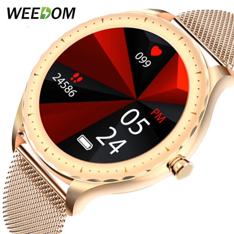 

New Bluetooth Call Smart Watch Women Full Touch Screen Custom Dial Watch Waterproof Heart Rate Fitness Tracker For Android ios