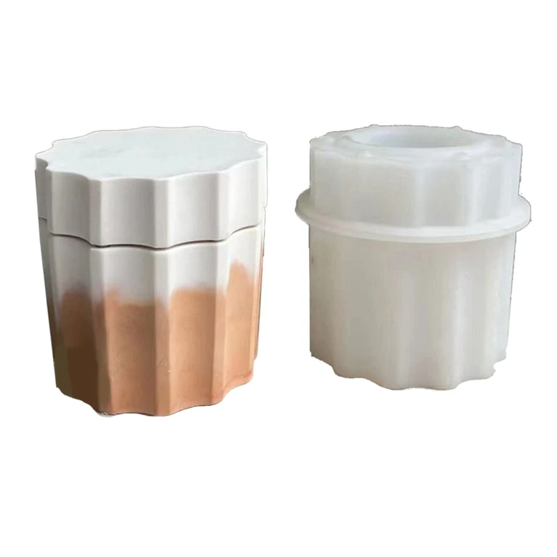 

Storage Box Resin Molds,Silicone Jar Molds for Epoxy Casting,DIY Decoration Crafts Mold for Jewelry Trinket Container