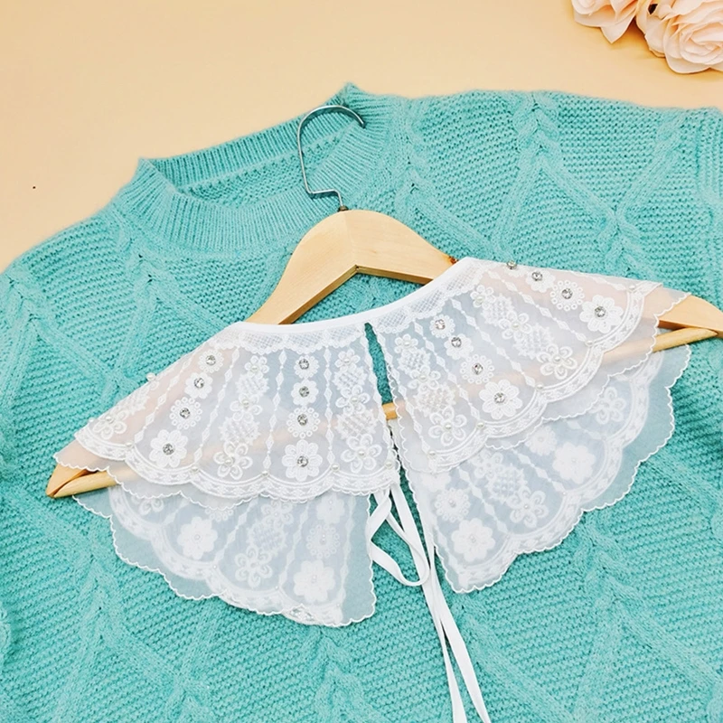 Рисунок 3 - Женский милый волнистый кружевной накладной воротник