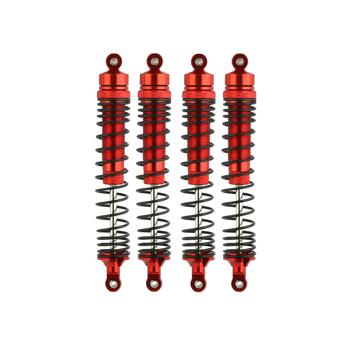 

4 шт. металлический передний и задний демпфер для 4WD сплошная ось 1/8 детали для обновления радиоуправляемых автомобилей, 1