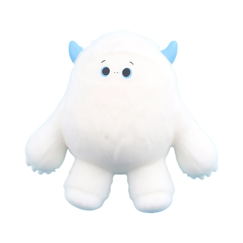 

Cartoon Spongy Snowman Decompression TPR Toy for Students Calm Desktop Decor