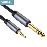 3 5mm jack audio cable 6 5mm male to 3 5 male audio adapter headset connector microphone guitar extension line 6 35mm converter