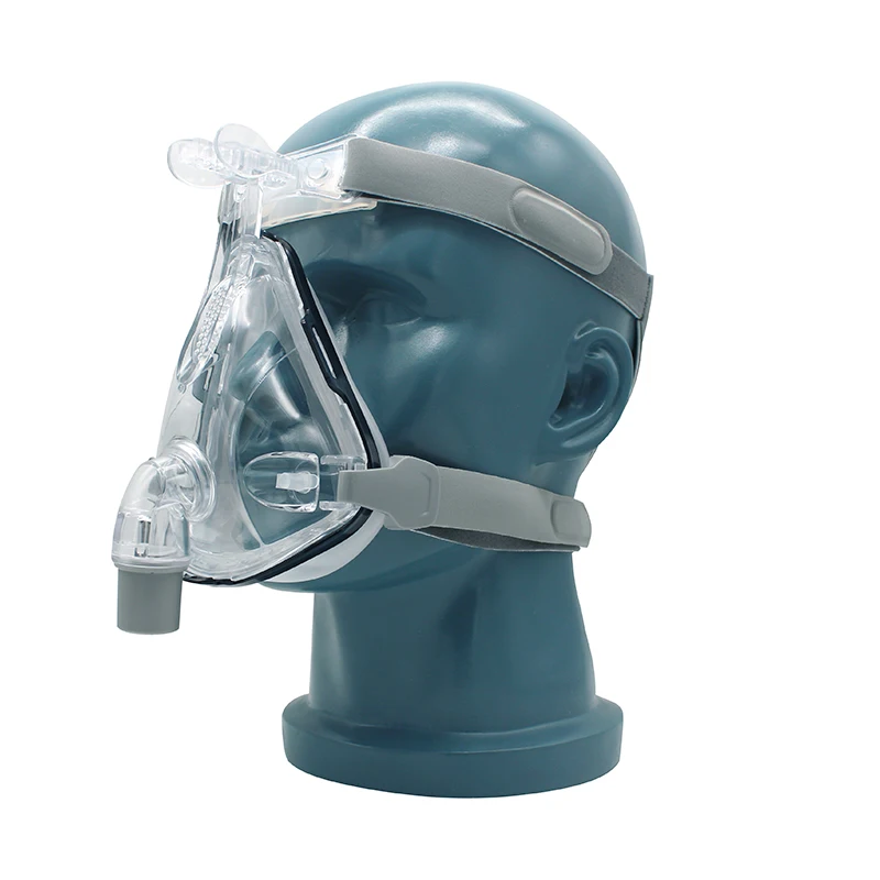 Фото Маска для всего лица BMC CPAP F1B для автоматических CPAP, APAP и BiPAP аппаратов, против храпа, апноэ, для улучшения сна при OSAHS, OSAS, CPAP-маска №2