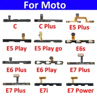 power on off button volume side key flex cable for motorola moto c e4 e5 e6 e6s e7 e7i plus power play e20 e30 e40
