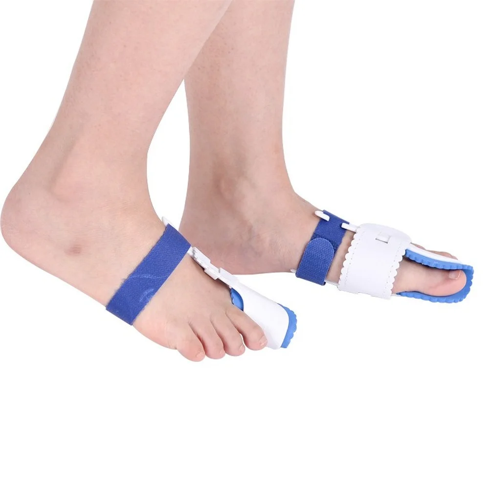 2 шт. Большие палец Равниатор Сепаратор Бунион Шина Стопы Hallux Valgus Корректор Ночное облегчение боли Уход Инструмент на.