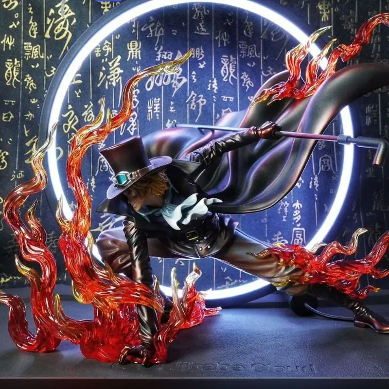 

24cm Sabo One Piece Anime Figures Iu Fire Fist Sabo Revolutionary Army Action Figurine Pvc Statue Model Doll Ornaments Toy Gift