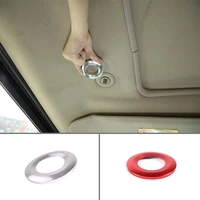 for hummer h2 h3 2003 07 silver red aluminum alloy roof microphone decorative ring sticker car interior modification accessories