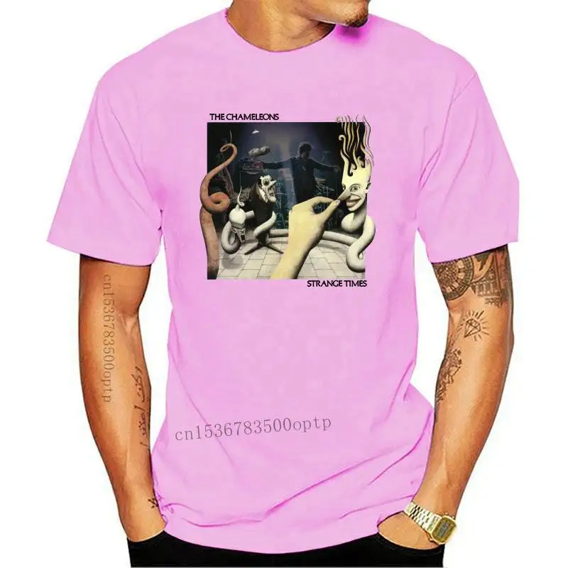 

Модная мужская футболка в стиле панк с альбомом странные времена из хамелеонов, размер от S до 2Xl