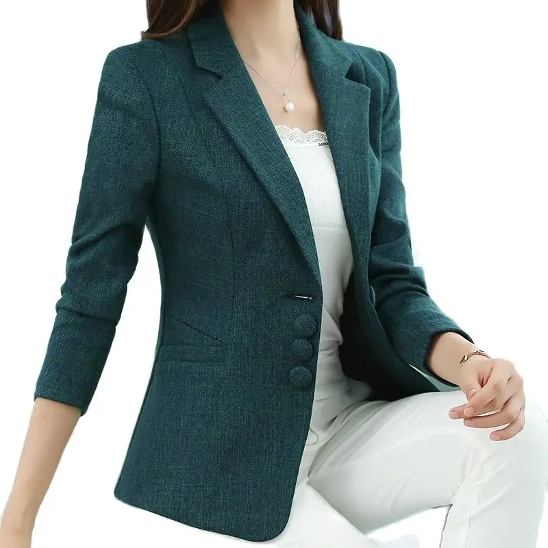 

2020 fashion Lady Blazers Coat Suits Female Big S-5XL code Jacket Suit New high quality Autumn Spring Women's Blazer Elegant