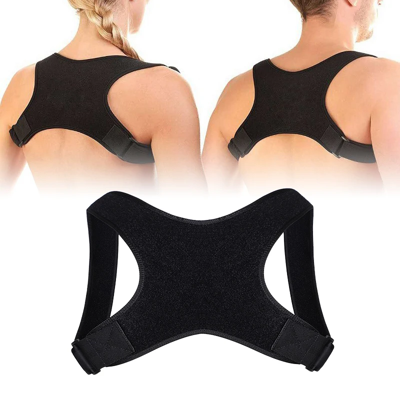 Back Posture Corrector Back Support With Collarbone Back Shoulder Posture Correction Anti-hunchback Adult Adjustable Unisex