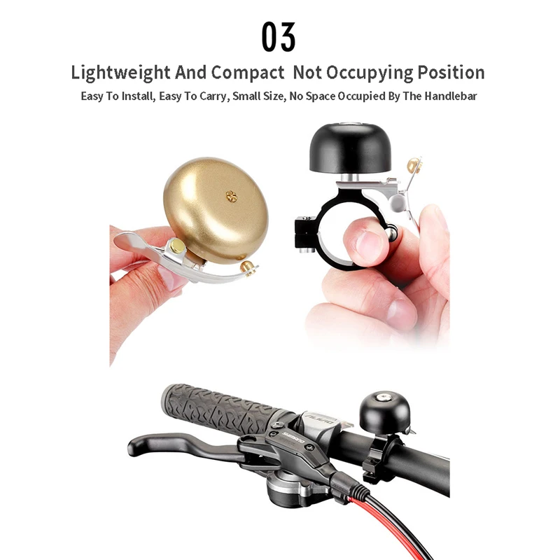 Безопасный портативный велосипедный Винтажный Классический звонок на руль