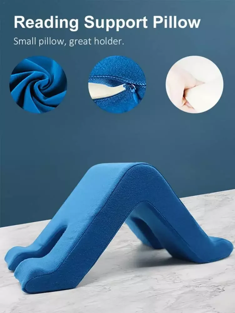 

Pillow Holder Multi-angle Memory Foam Triangle Colorful Table Reading Support Pillow Tablet Computer Mobile Shelf