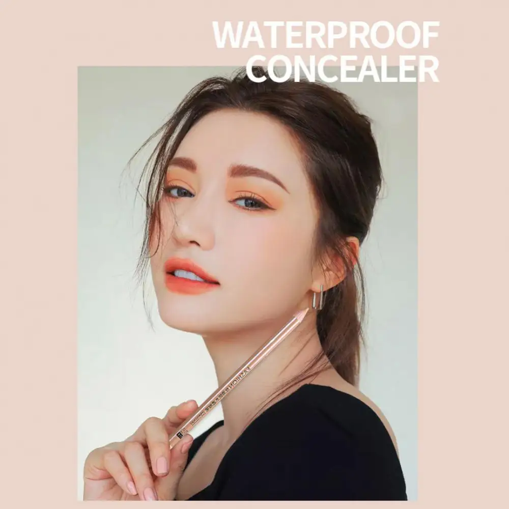 

Concealer High-Gloss Container-Repairing Pen One Sum Two Purposes Brightening Waterproof Face Makeup Cosmetics TSLM1