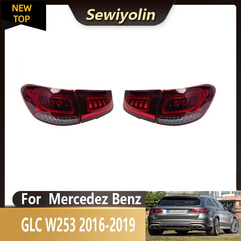 Автомобильные аксессуары дневные ходовые огни для Mercedes Benz GLC 2016-2019 W253 GLC300 GLC350