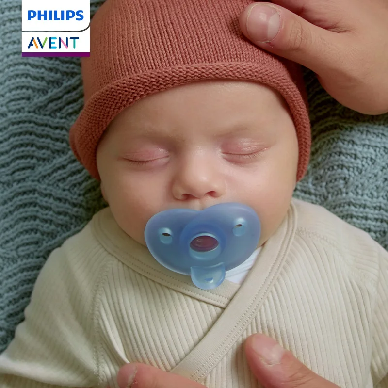 PHILIPS AVENT силикагель успокаивающая соска для новорожденных детей 0-6 месяцев