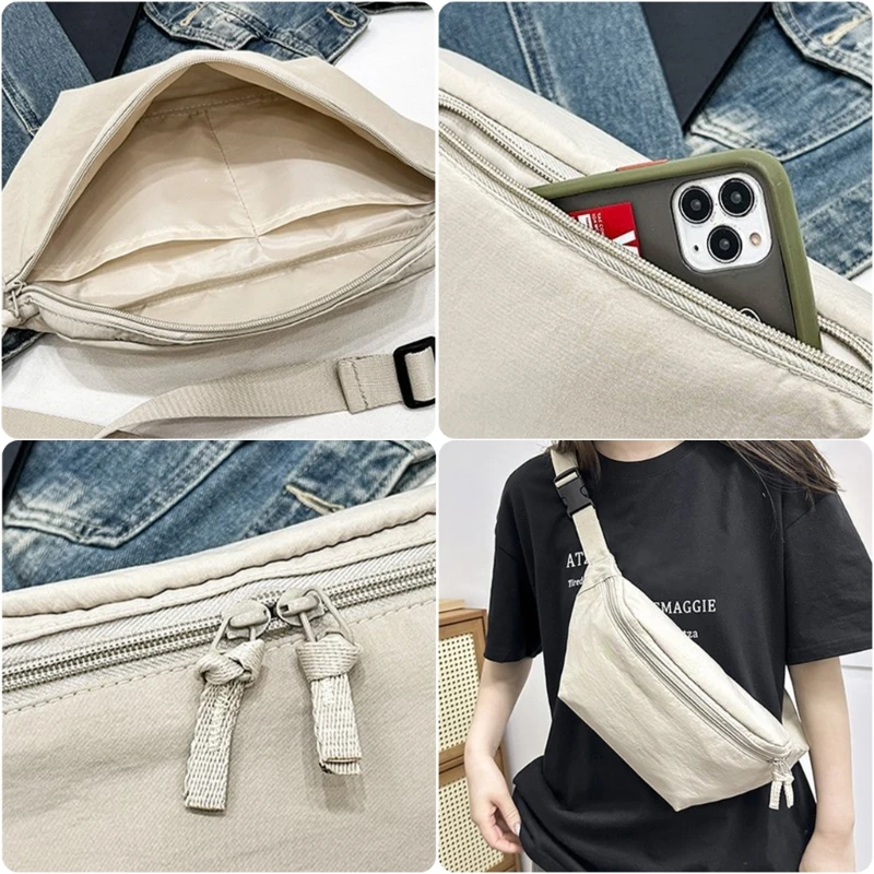 Модная нагрудная сумка для студентов и профессиональных функциональных