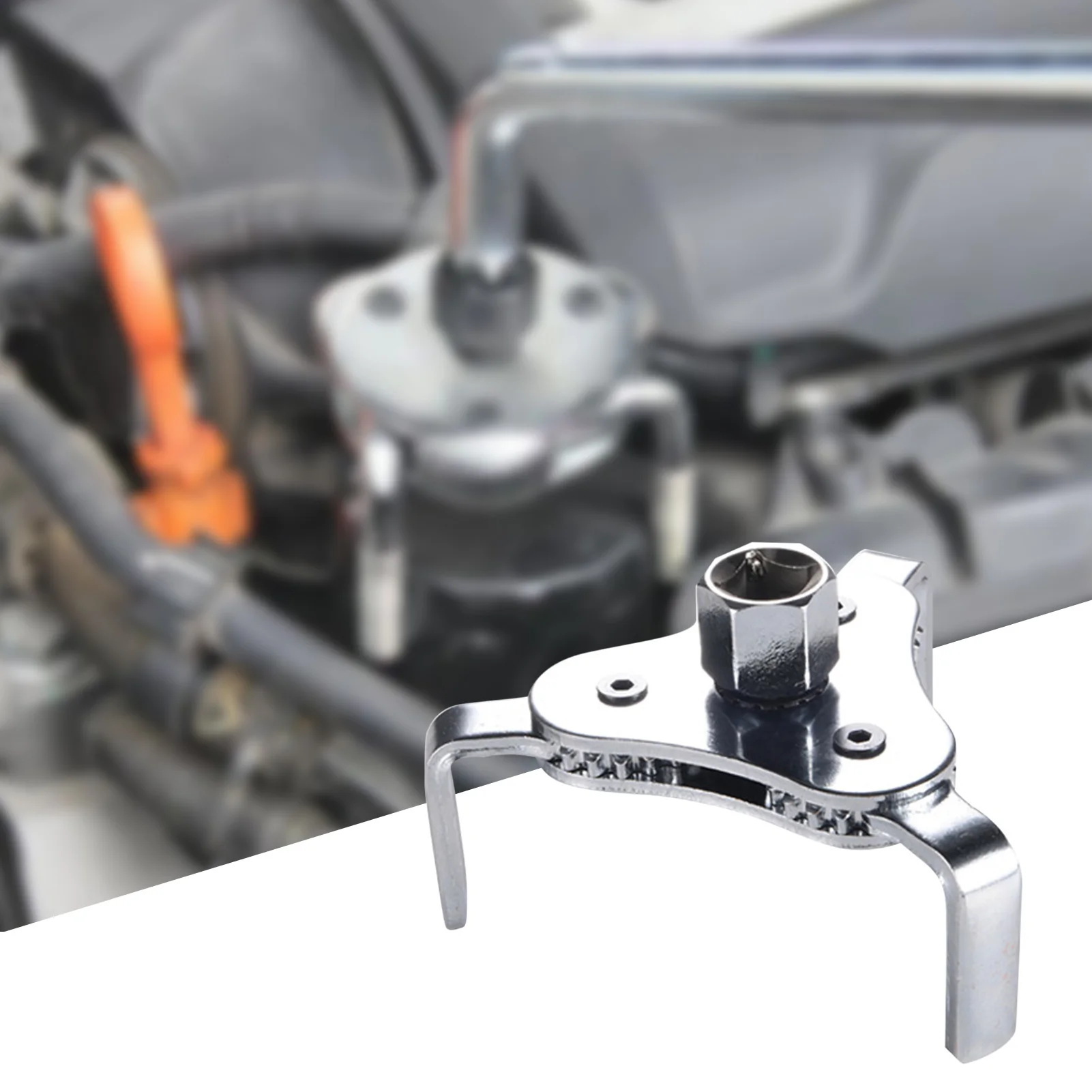 

Removing Wrench Tool 3 Jaws Oil Filter Wrench Auto Car Repair Tools Oil Filter Remover Tool for Cars Trucks 55-115mm