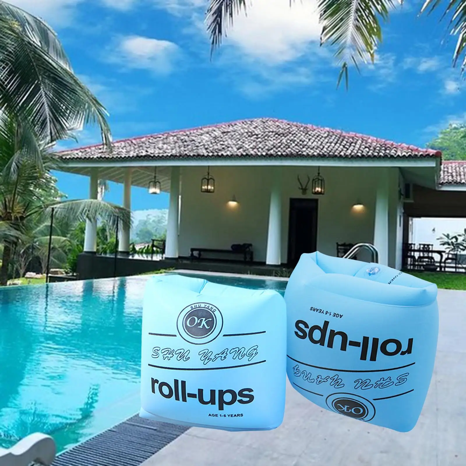 Надувные кольца для плавания из ПВХ трубчатые нарукавники детей и взрослых