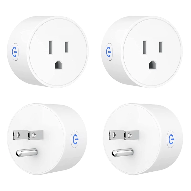 

Smart Plug For Alexa And Google Home For Voice Control,Wifi Socket With Timer Function, Remote Control, US Plug