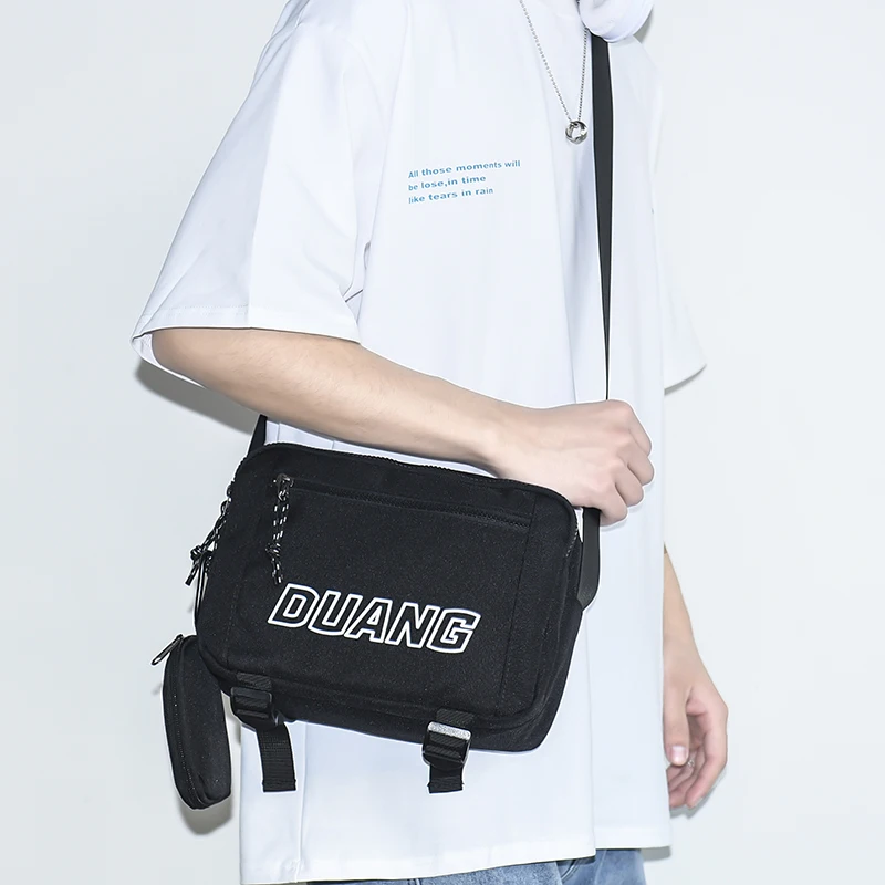 

Messenger Bag Men's Ins Fashion Brand Tooling Style Sports Shoulder Bag New Couple Bag Personality Trend Cool Messenger Bag