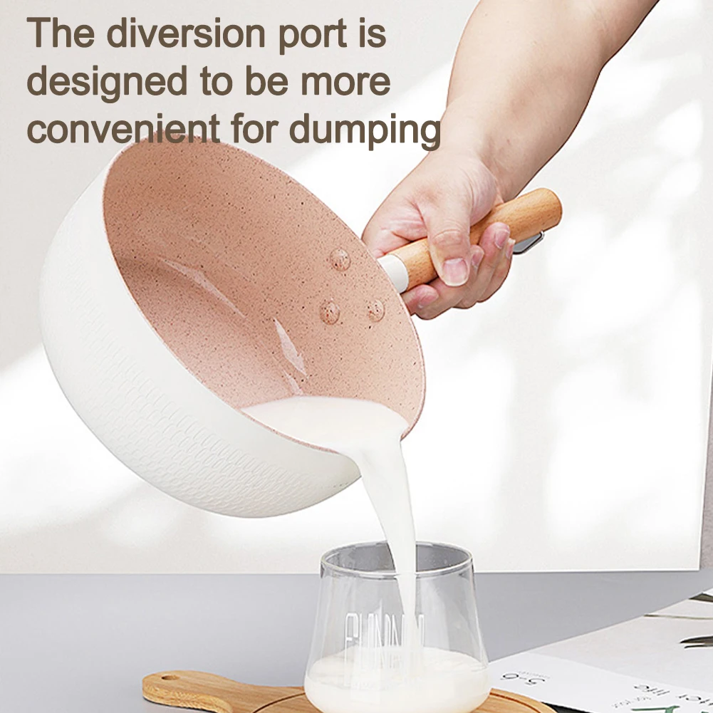 Бытовая кастрюля Maifan Stone 18/20 см с антипригарным покрытием и крышкой для молока