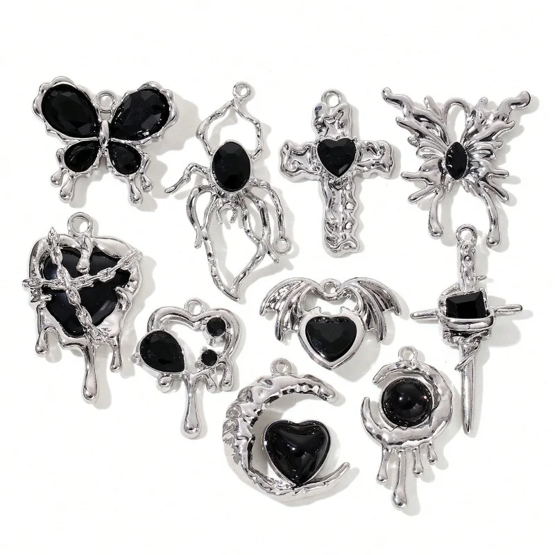 NXQXN набор черных подвесок из цинкового сплава 5 шт