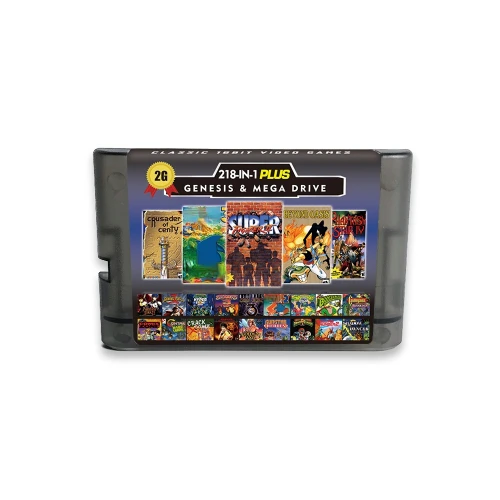 

Игровая карта 2G 218 в 1 плюс, экономия аккумулятора для игровой консоли Sega Genesis Megadrive