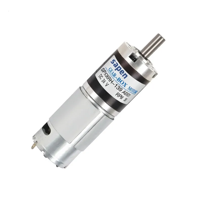 SPX36RH 36 мм Диаметр DC 12В 24В Перманентный магнит планетарный редуктор щетка двигателя 4 об/мин-1135 об/мин