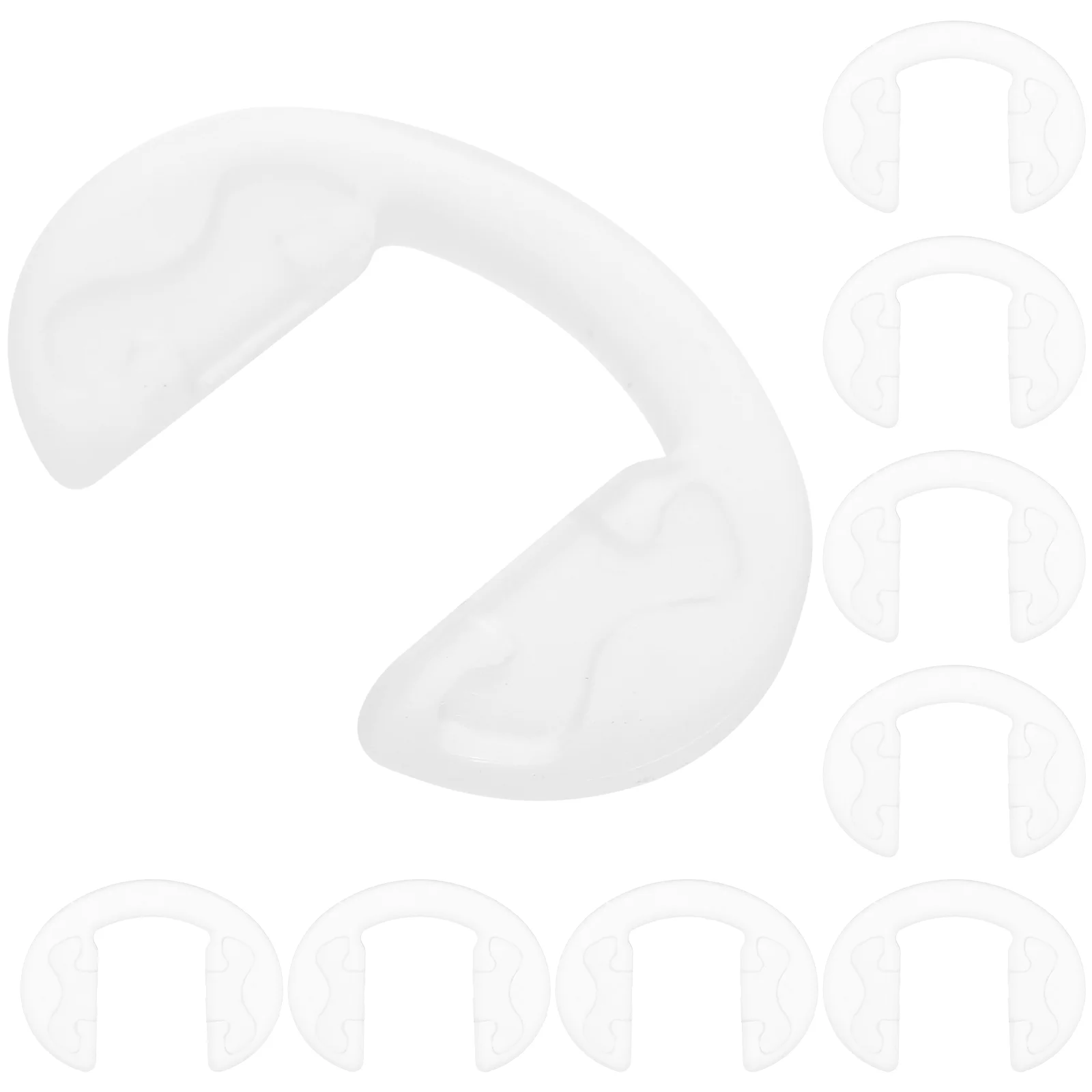 

10 шт., силиконовые накладки на нос для очков