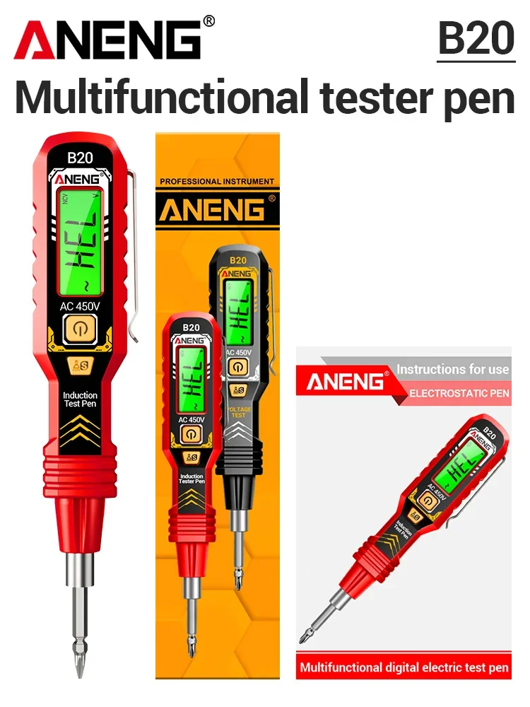 

ANENG B20 Тестер напряжения с отверткой