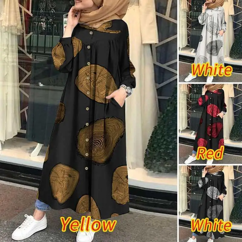

Fashion Ramadan Muslim Hijab Dress Open Abaya Modest Arabic Islam Black Femme Robe De Soiree Luxe Kaftan Musulman Clothing