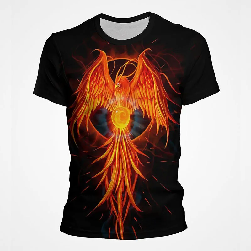 Новинка 2022 летняя крутая футболка для мужчин женщин и детей с 3D рисунком птицы