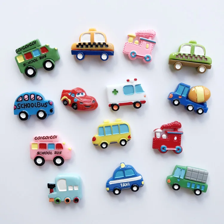 Cute Mini Car Refrigerator Magnets Blackboard Whiteboard Stickers Home Kitchen Decore