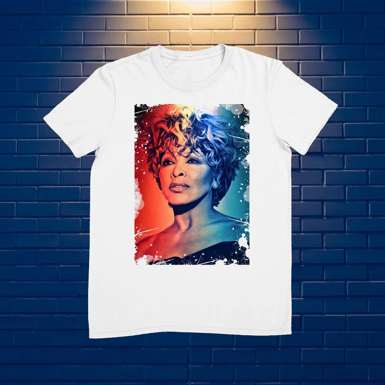 

Tina Turner Female Artwork Short Sleeve T-Shirt Tee Shirts