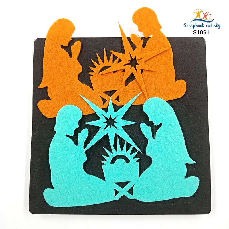 

MY8380 Angel men and women praying die cutting knife die making decoration cutting die suitable for market general machine