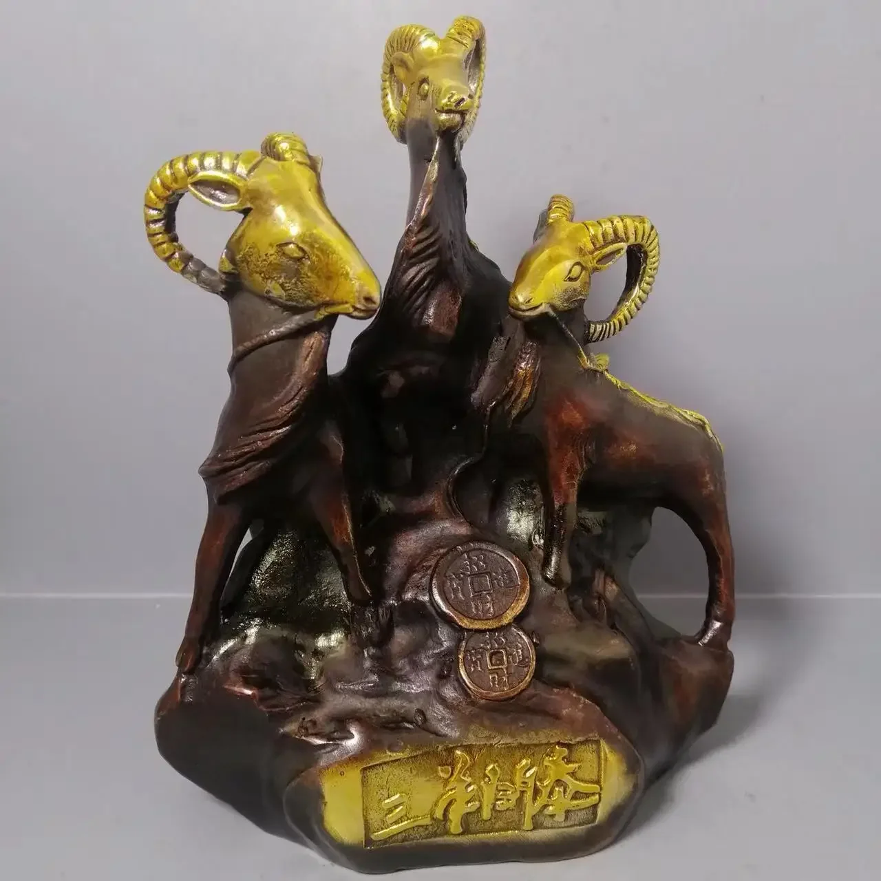 Орнамент Sanyang из утолщенной меди позолоченный