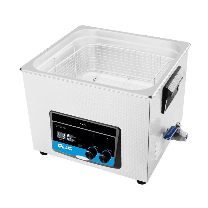 Фото Skymen JP-060Plus 15L цифровой ультразвуковой лабораторный очиститель с улучшенной мощностью, коммерческая ультразвуковая ванна для оборудования двигателя, автозапчасти №4