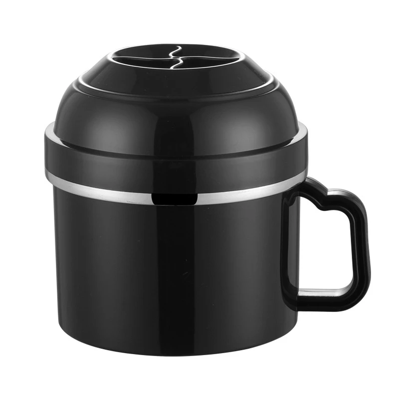 

304 Stainless Steel Sealed Large Capacity Insulation With Spoon Fast Food Cup Student Lunch Box Double Insulation