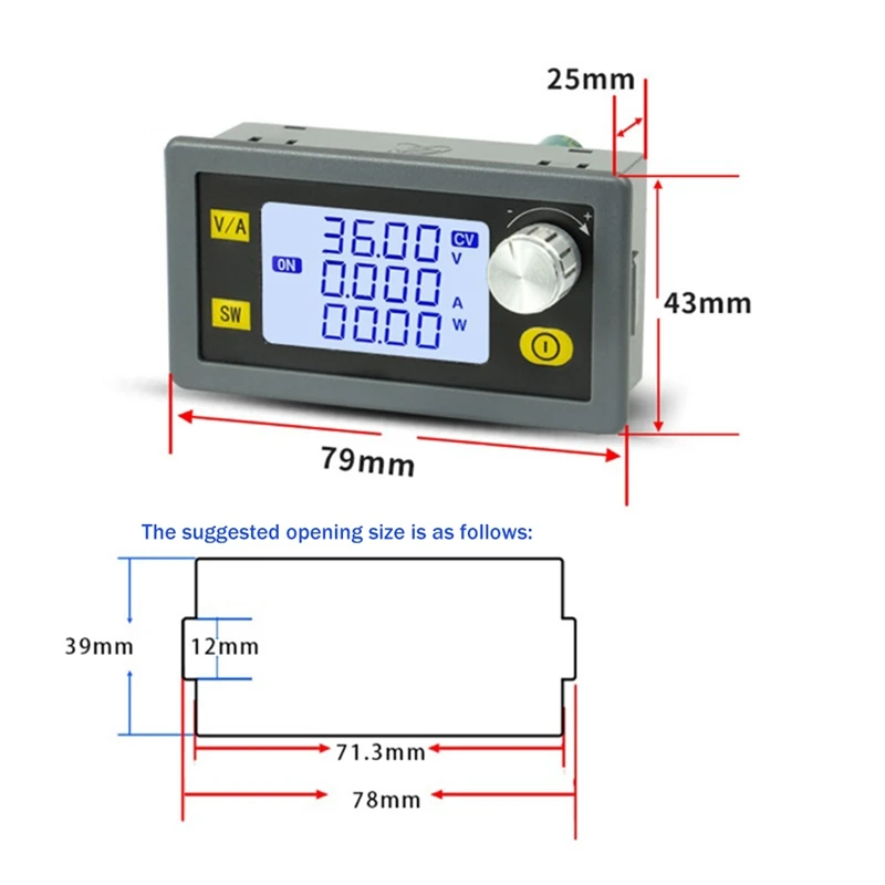 DC-DC Автоматический Бак Boost Converter 80W 5A модуль питания преобразователь напряжения