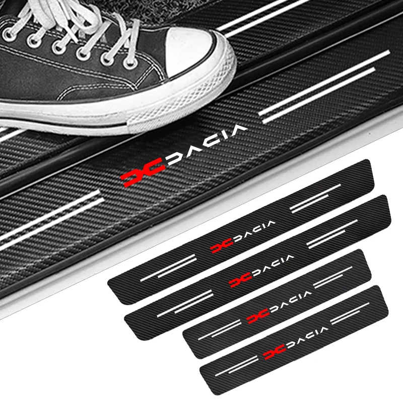 

4 шт., наклейки на пороги автомобиля, против царапин