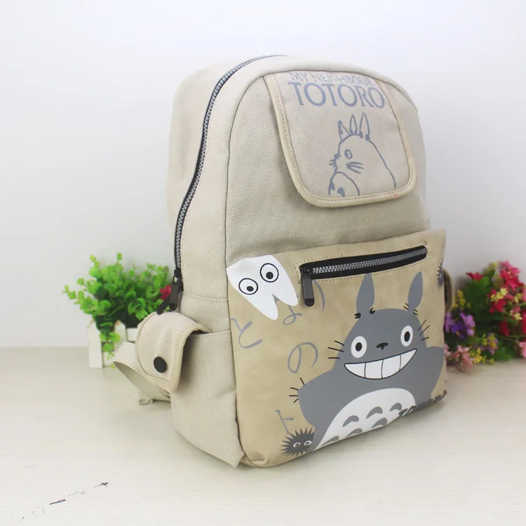 Ghibli Totoro Boys Girls School Books Bags for Teenage Girls Kawaii College Student Book Bag Rucksack Women Laptop Backpack