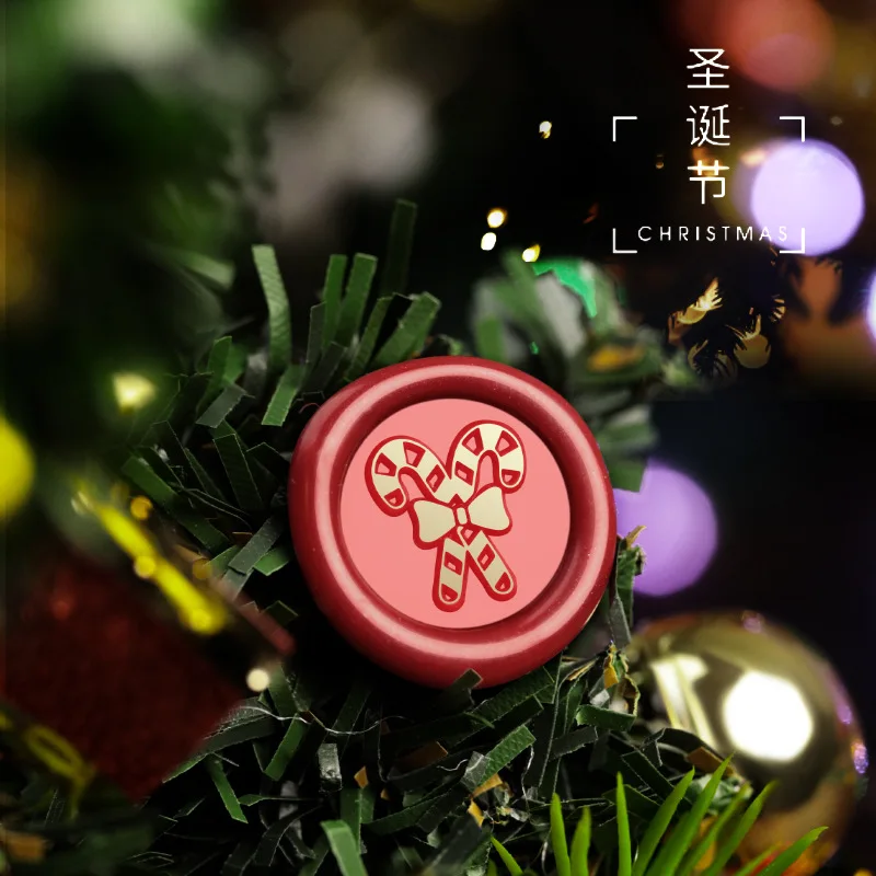 Мини Печать с вощеной краской Рождественская тема печенье человек Лось Снеговик