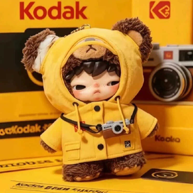 Фото Плюшевая фигурка Tcv Popmart Hirono Kodak на блистерной карточке, коллекционная, подвеска-украшение, подарки на праздники и дни рождения №2