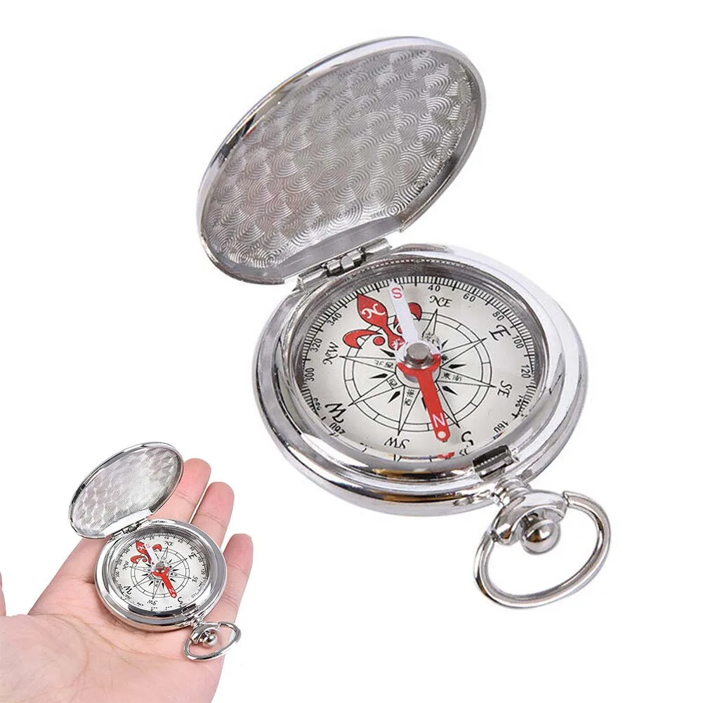 

Pocket Watch Flip Compass Portable Hiking Navigation Compass Compass Camping Equipments Outdoor Tools Accessories Climbing