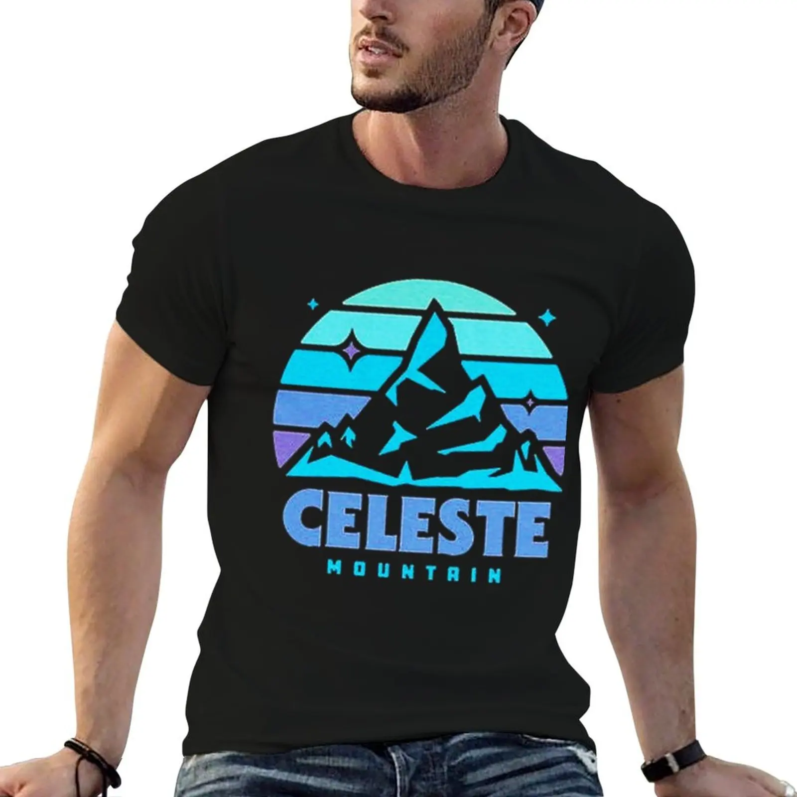 Фото Футболка CELESTE, мужская футболка из 100-процентного хлопка, мужские хлопковые футболки, мужская упаковка, белая футболка №1